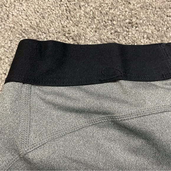 Nike Pro Women's Athletic Shorts - Gray and Black - Picture 5 of 11